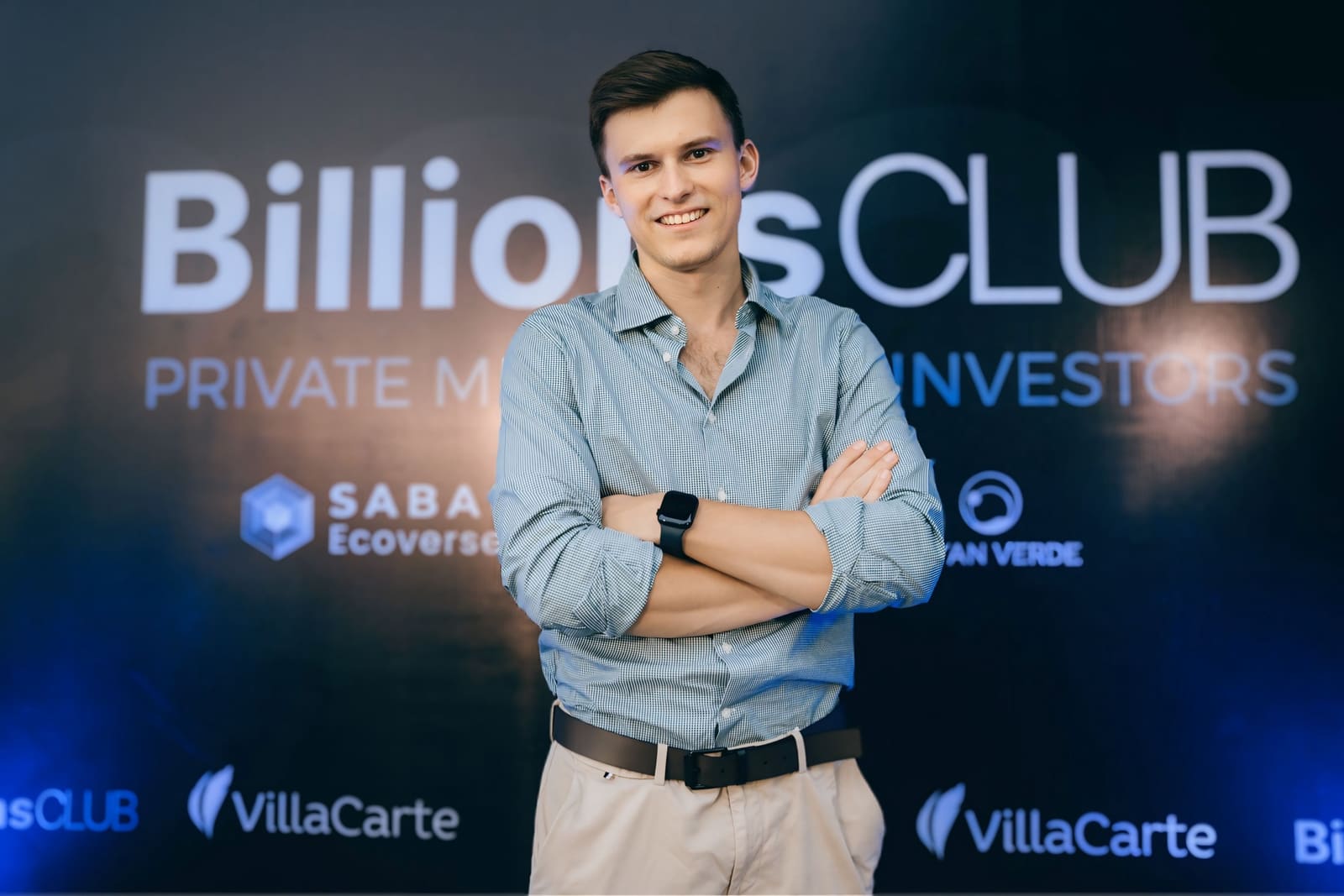 Artem Bukhkalov at the private Billions Club investor event (VillaCarte, Layan Verde, Sabai)