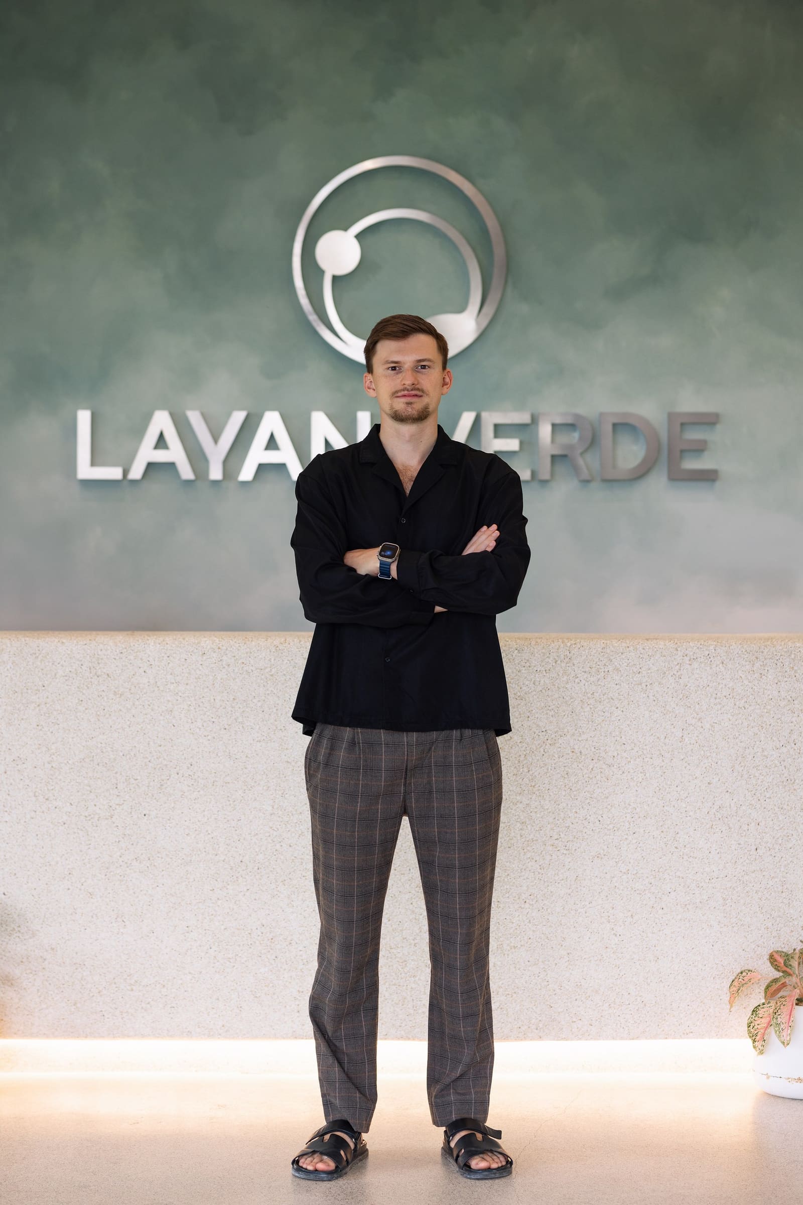 Artem Bukhkalov at the Layan Verde showroom, Phuket